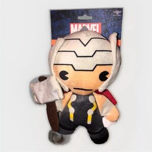 New - Marvel THOR Dog Toy - Squeaker - Buckle-Down - Avengers - 9.5” Tall